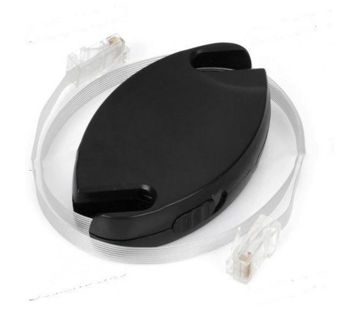 [23366] Cable Retractil 2Mts Negro