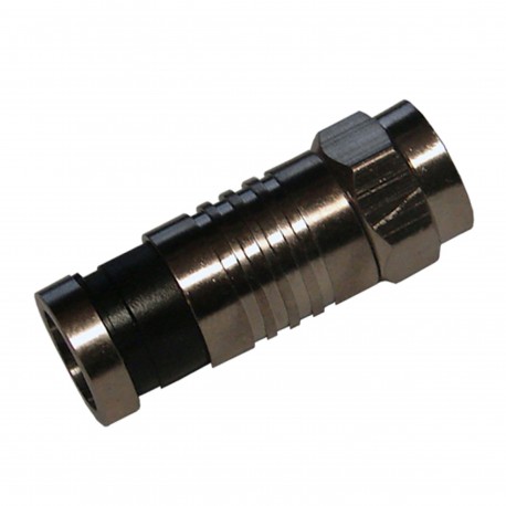 [64927] Conector F59 Compresion Identificacion Negro