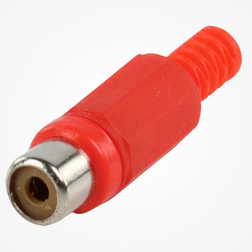 [23416] Conector Rca Hembra Rojo