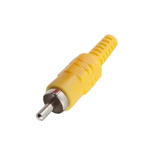 [23415] Conector Rca Macho Amarillo