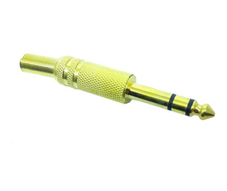[23394] Plug 6.5 Mn Gold C/Cola Metalica