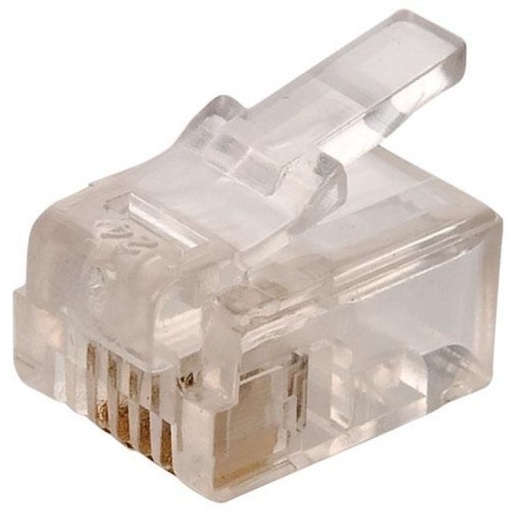 [23372] Plug Americano 4 Contactos Rj11