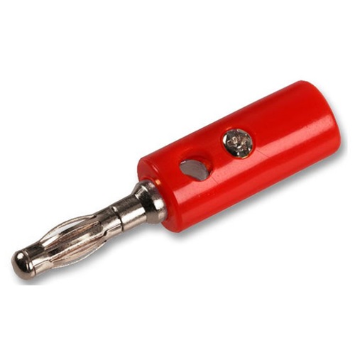 [34015] Plug Banana Tornillo Rojo