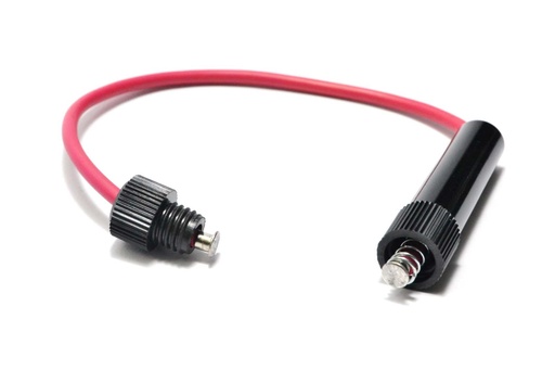 [49063] Portafusible Aereo De Bakelita A Rosca Lujo 30mm
