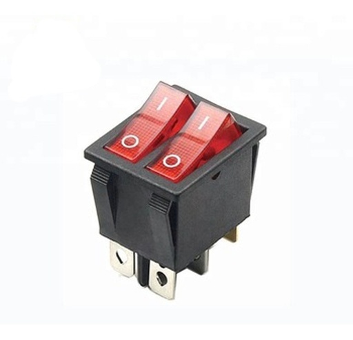 [64919] Tecla Doble Interruo Roja