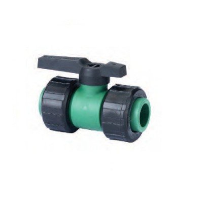 [46758] Llave De Paso Ttal C/Cab Polim Bce 25mm