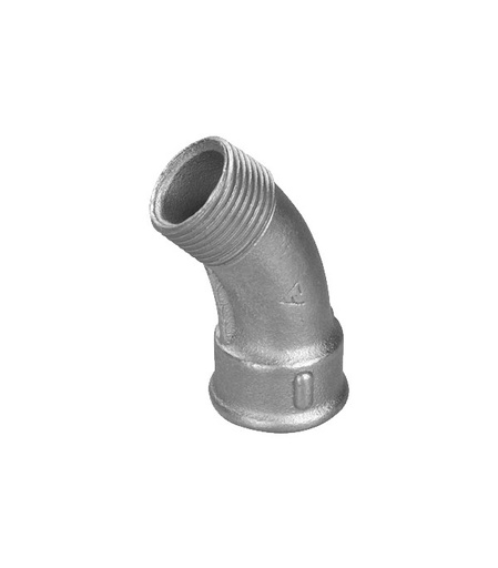 [52043] Curva MH 45º 11/4" Galvanizado