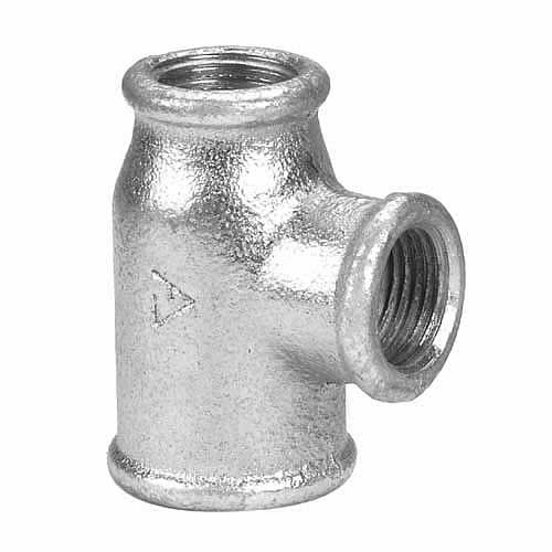 [52132] Tee Reduccion 3/4 X 3/4 X 1/2" Galvanizada
