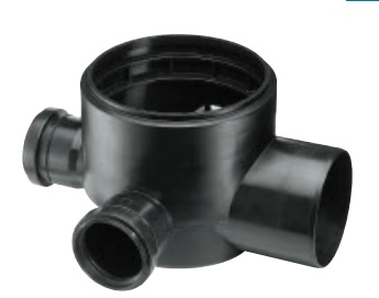 [68063] Boca Acc Horiz C/Sal 110mm C/3ent 63mm